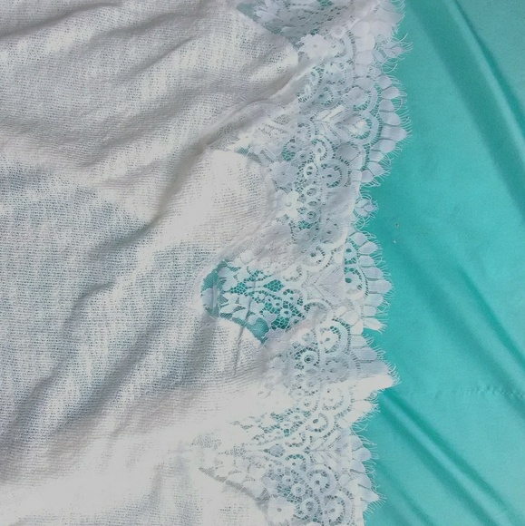 Ivory Knit and Lace Cardigan Sweater LAST ONE! - Picture 5 of 8